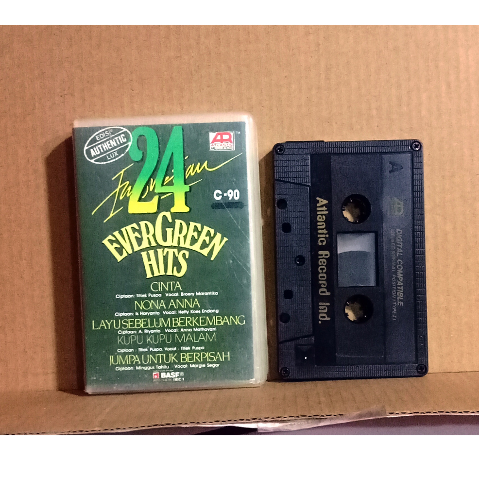 24 INDONESIAN EVERGREEN HITS - Kaset