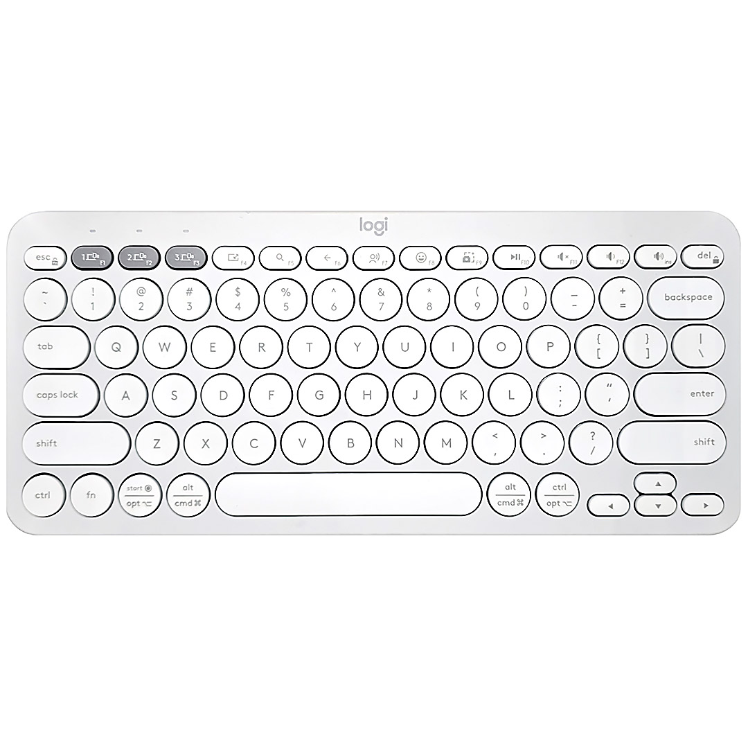 260810H Original Keyboard Logitech K380s Pebble Keys 2 Tonal White BNOB Bluetooth Multi 3 Device Wir
