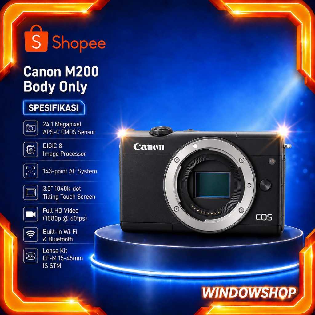 Canon M200 Body Only m200 BO M200