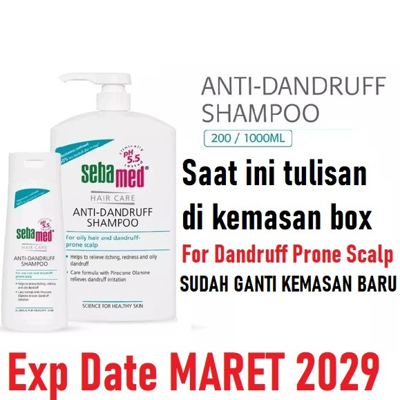 SEGEL Exp APRIL 2029 Sebamed Anti Dandruff Shampoo 200ml 1000ml Anti Ketombe Shampoo Sampo ORIGINAL 