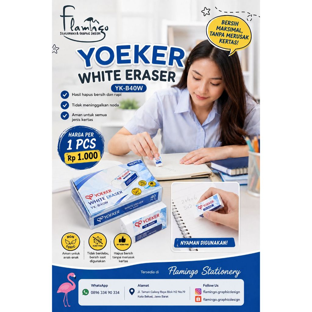 PENGHAPUS YOEKER per 1 pcs