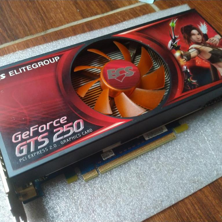 VGA GTS 250 ECS 512mb 256bit ddr3