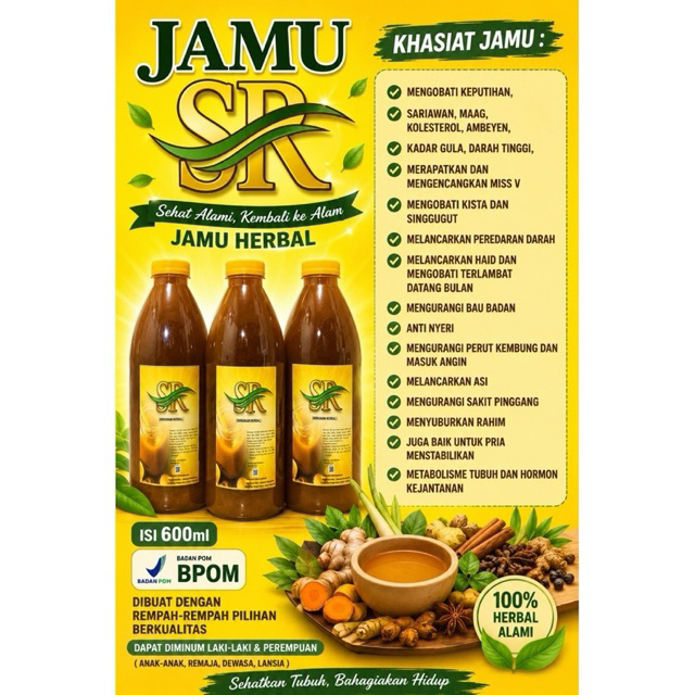 JAMU SR AMUNTAI (JAMU HERBAL)