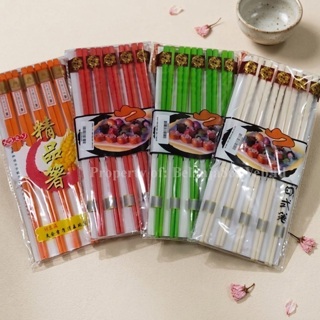 20 pcs Sumpit Melamin /  Melamine Chopsticks- ulir