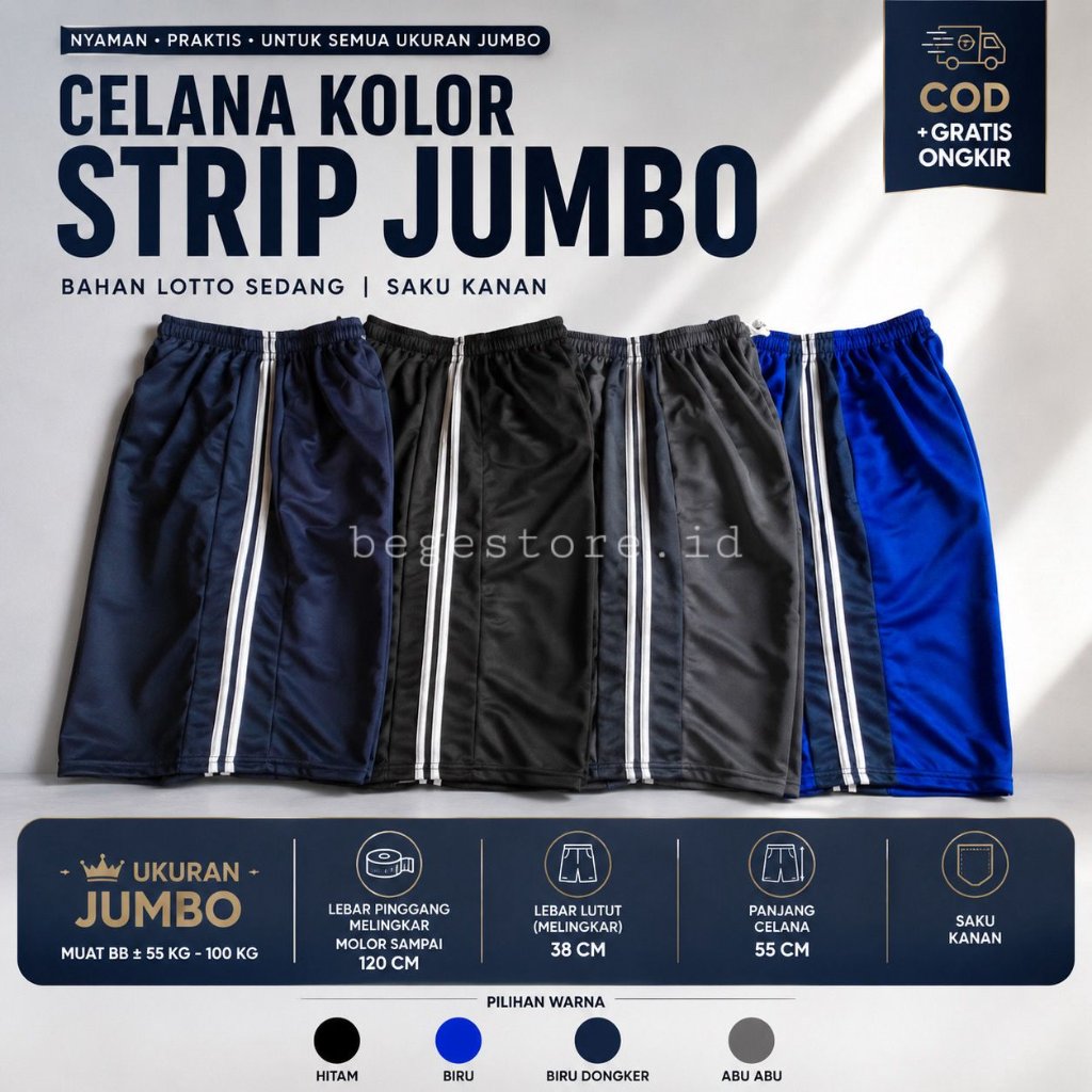 CELANA KOLOR JUMBO | CELANA KOLOR PENDEK | CELANA KOLOR PRIA | CELANA KOLOR HARIAN / CELANA KOLOR DE