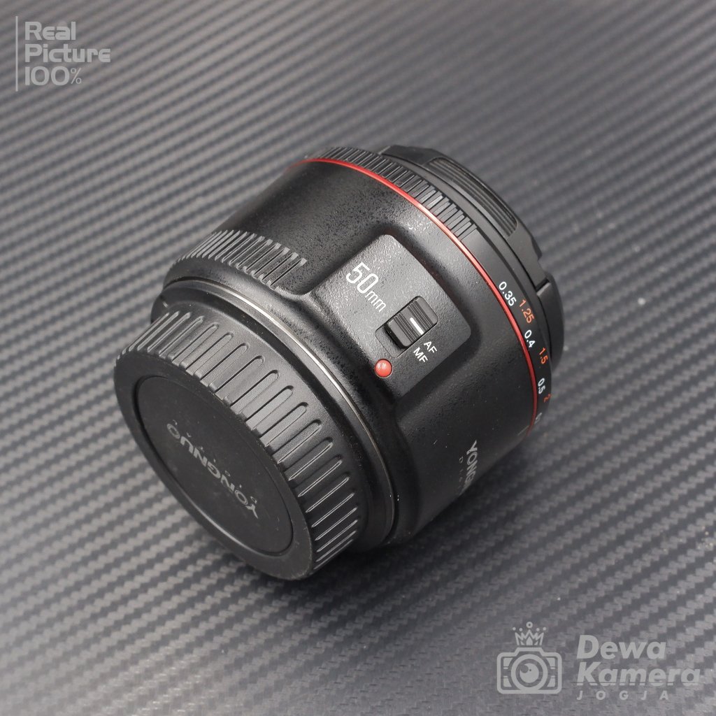 Yongnuo Canon EF 50mm f/1.8 II Mark II FIX Second Bekas | Lensa Prime Mount EF Canon EOS DSLR | Thir