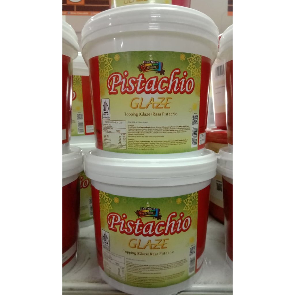 ChefMate Glaze Pistachio 500g (Topping Glaze Pistachio)