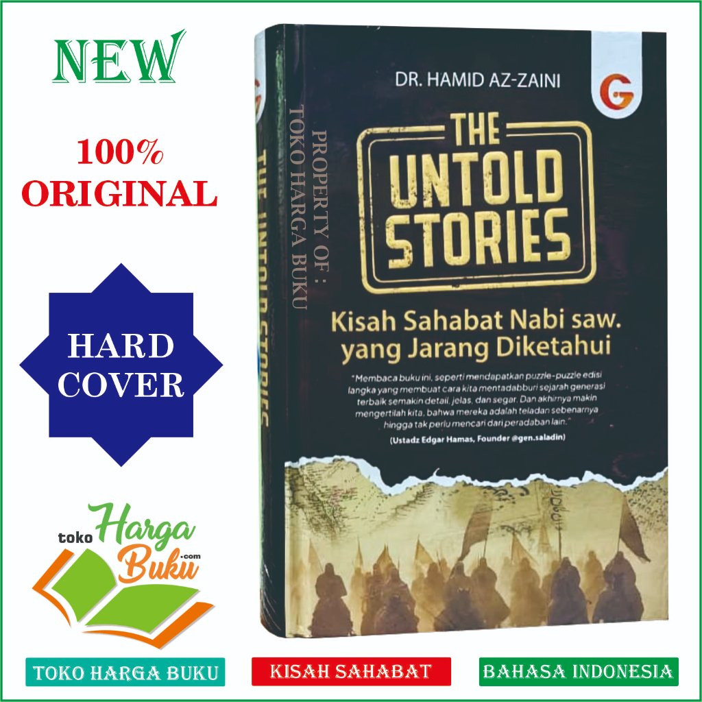 Foto The Untold Stories Kisah Sahabat Nabi yang Jarang Diketahui ORIGINAL Buku Sirah Gema Insani Press