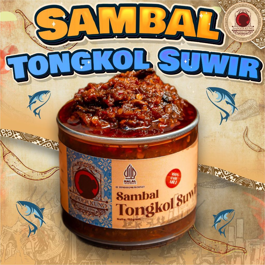 Dapoer Kuno - Sambal Tongkol Suwir 150 Gram