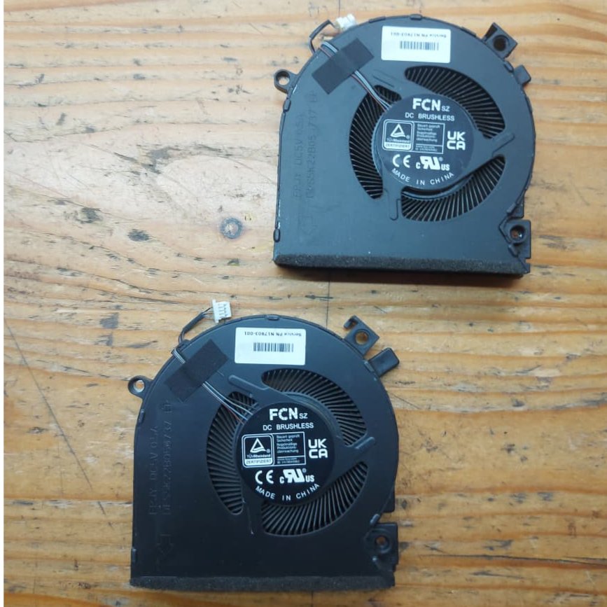 CPU Fan Laptop HP Victus Gaming Laptop 15-fa 15FA 15fb 15-FB 15-FA N17903-001 Q279 FCN DC 5V 0.5a Se