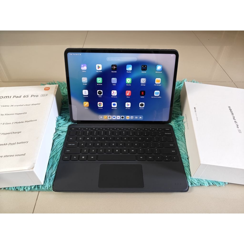 XIAOMI PAD 6S PRO 8/256 BEKAS ORIGINAL SECOND
