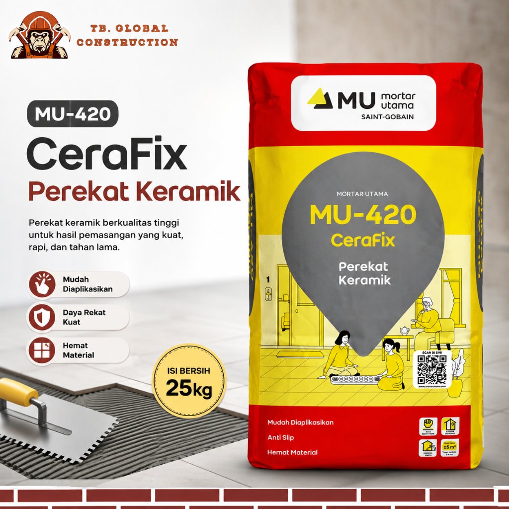 MU420 - Mortar Utama MU 420 Perekat Keramik MU420 - Mortar Utama MU 420 Perekat Keram