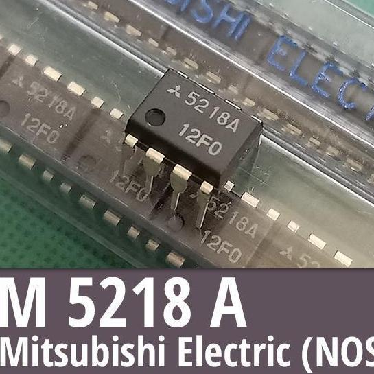 M5218A Dual Low Noise Op Amp Mitsubishi M5218 A