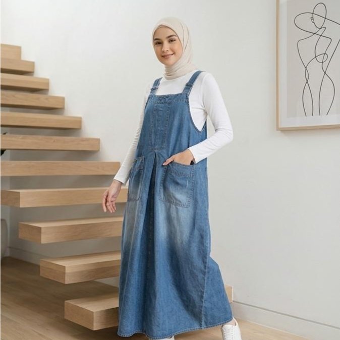 Pasolex Overall Laura 507 - Overall Wanita Denim