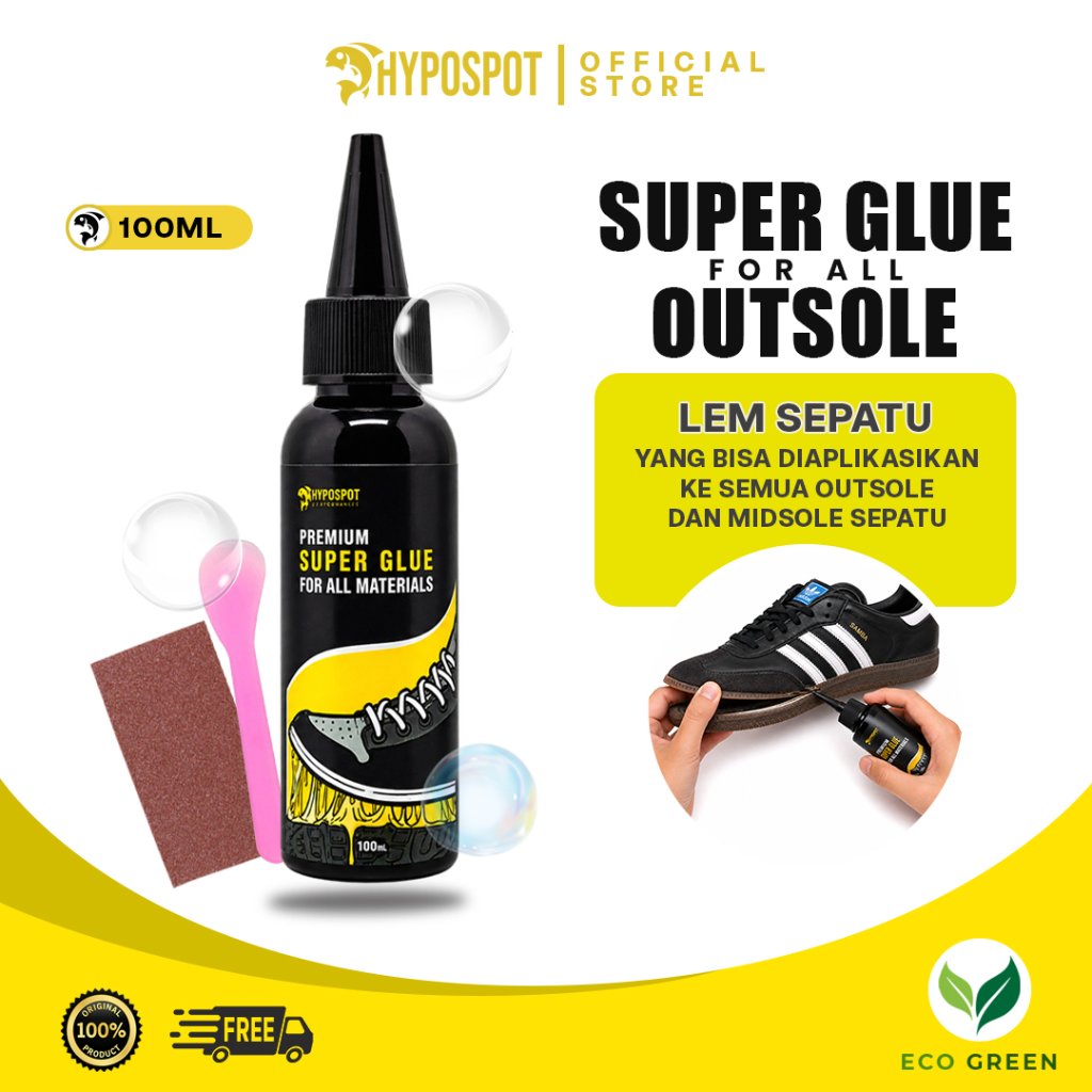 HYPOSPOT - HypoGlue Lem Sepatu Super Lem Untuk Semua Jenis Bahan