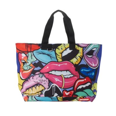 SPRAYGROUND LIP SERVICE BEACH TOTE BAG