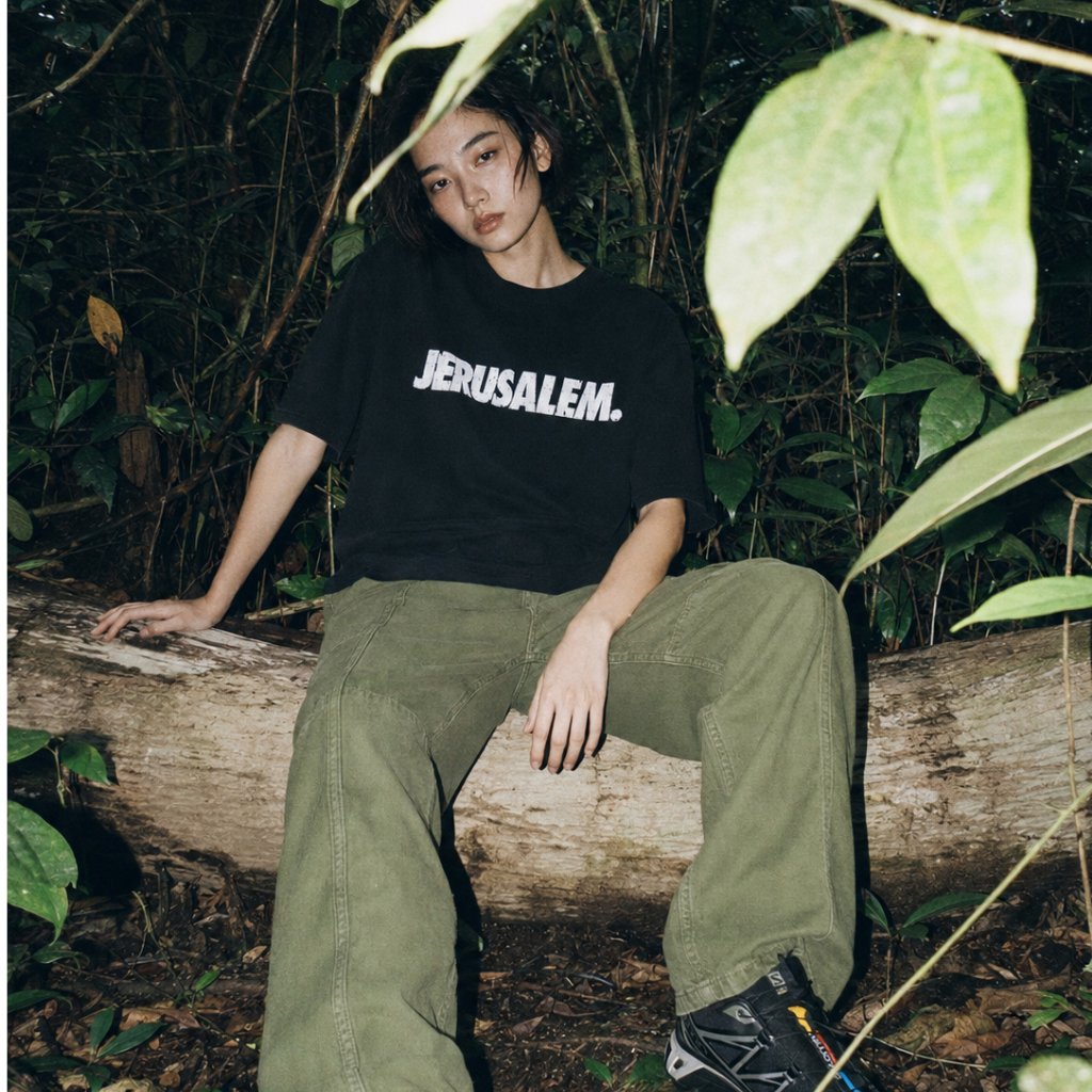 WADEZIG T-SHIRT - RAVEN JERUSALEM