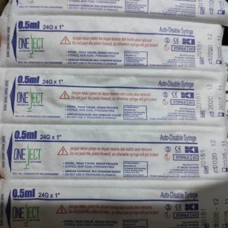 Wero- Syringe 0,5 Ml ONEJECT Per 10Pcs