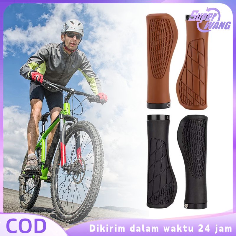 1pair Grip Stang Sepeda MTB Karet Setang Sepeda Gunung Handle Grip Sepeda MTB Pegangan Setang Sepeda