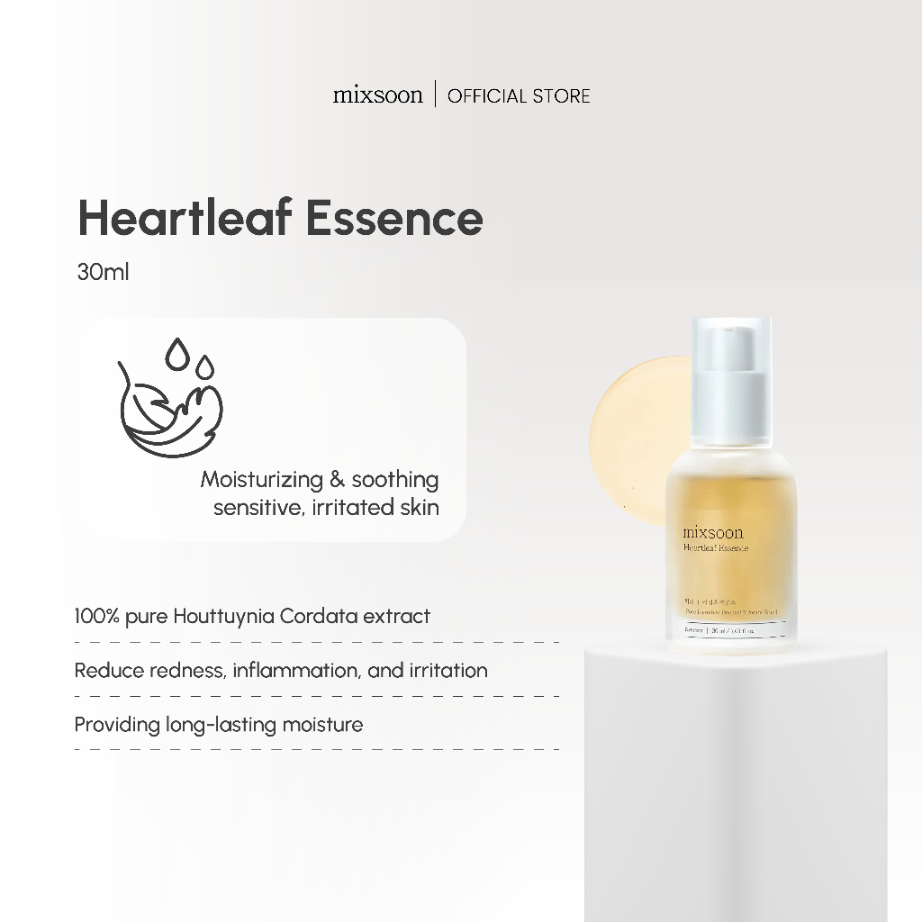 [CLEARANCE NED] MIXSOON Heartleaf Essence 30ml (READ DESCRIPTION)