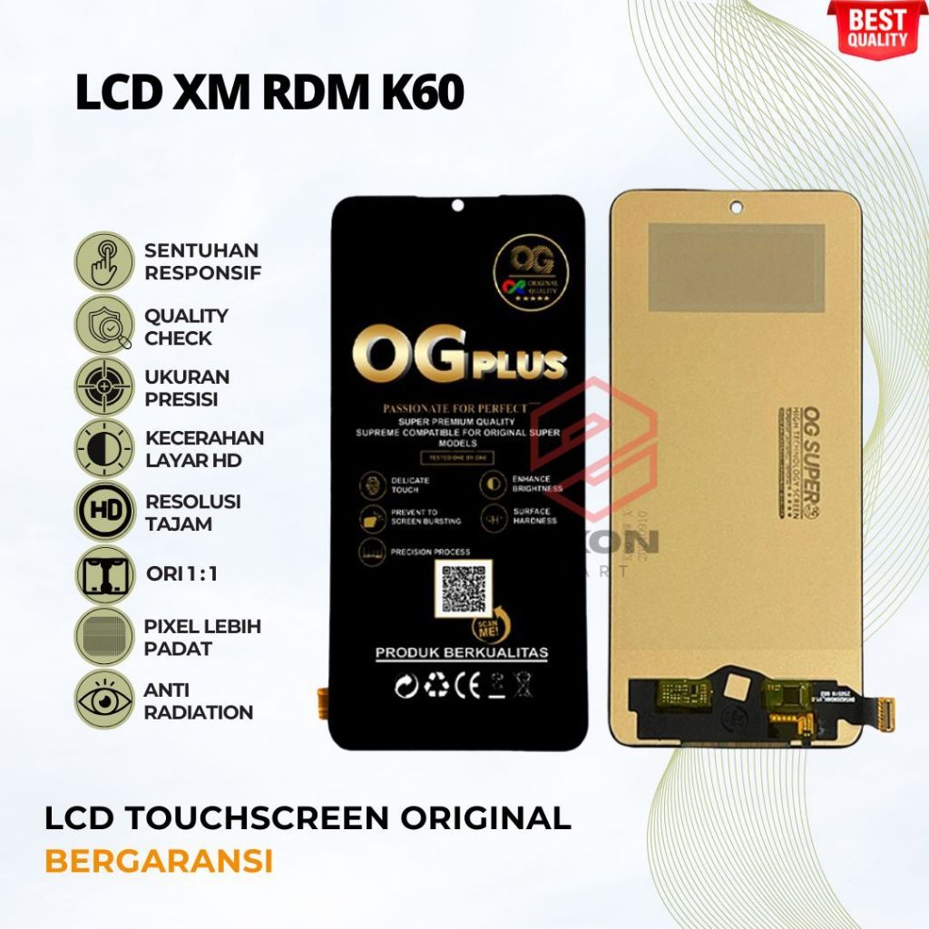 LCD XIAOMI REDMI K60 / LCD REDMI K60 / LCD REDMI K60 PRO FULLSET COMPLETE