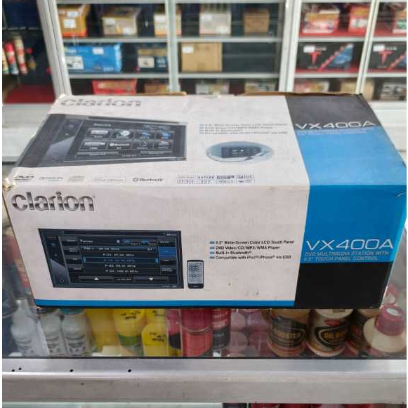 Double Din / Tape Mobil Clarion VX400A Bluetooth Audio