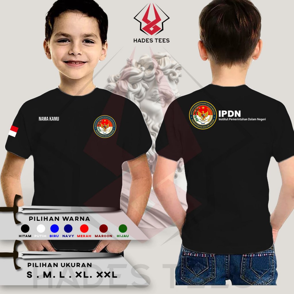 Kaos Baju Anak IPDN Kaos Distro Combed 30S
