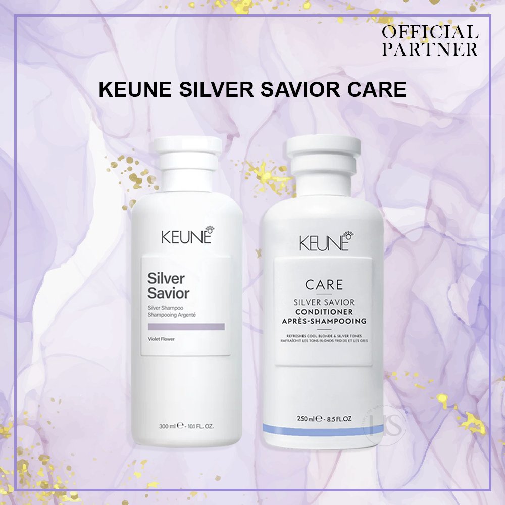 Hair Care SilverSaviorKeune Shampoo dan Conditioner - memberi sentuhan silver pada rambut yang kekun