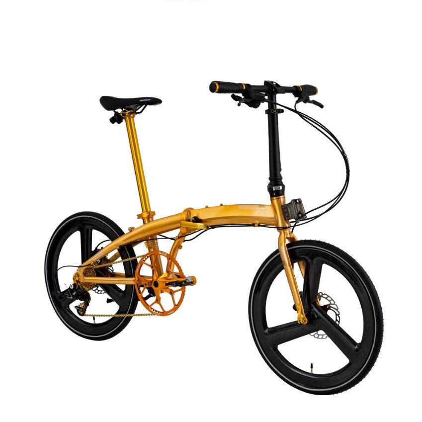 Sepeda Lipat 20 451 Element ECOSMO 11 GOLD SULTAN EDITION LIMITED