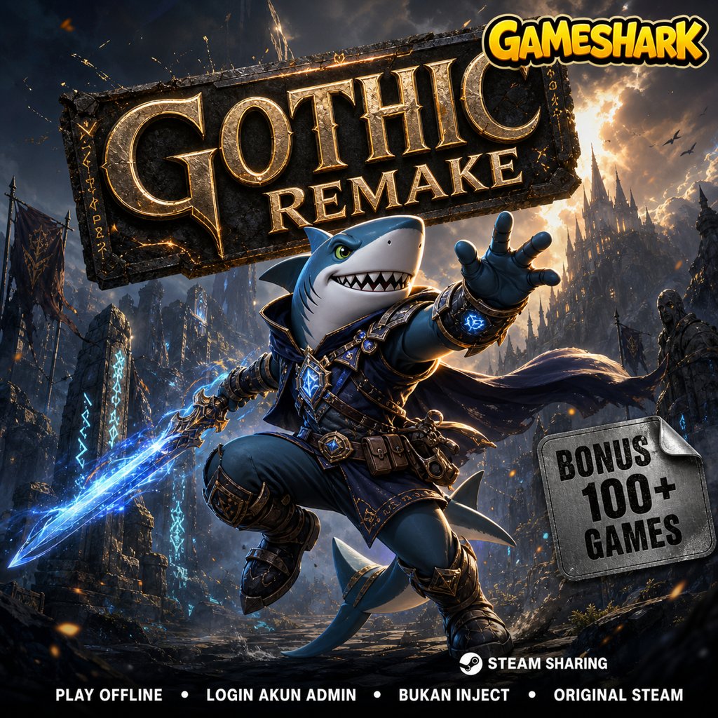 Gothic Remake Steam Sharing Game PC Original Digital Akses Offline Login Admin Bonus 100+ Games Down