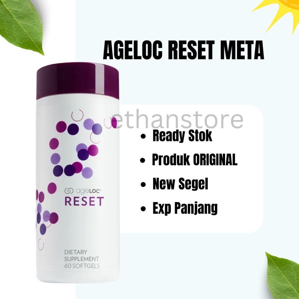 Suplemen Agelock Reset Meta isi 60 ED 2027 Original
