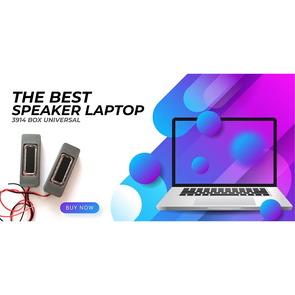 Speaker Laptop Universal 3914 Box - Suara Keras, Bagus, No Mendem - Bisa untuk semua tipe laptop