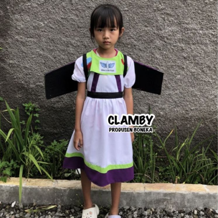 KOSTUM BUZZ LIGHTYEAR / DRESS BUZZ / KOSTUM ASTRONOT KARNAVAL / KOSTUM PAWAI ANAK