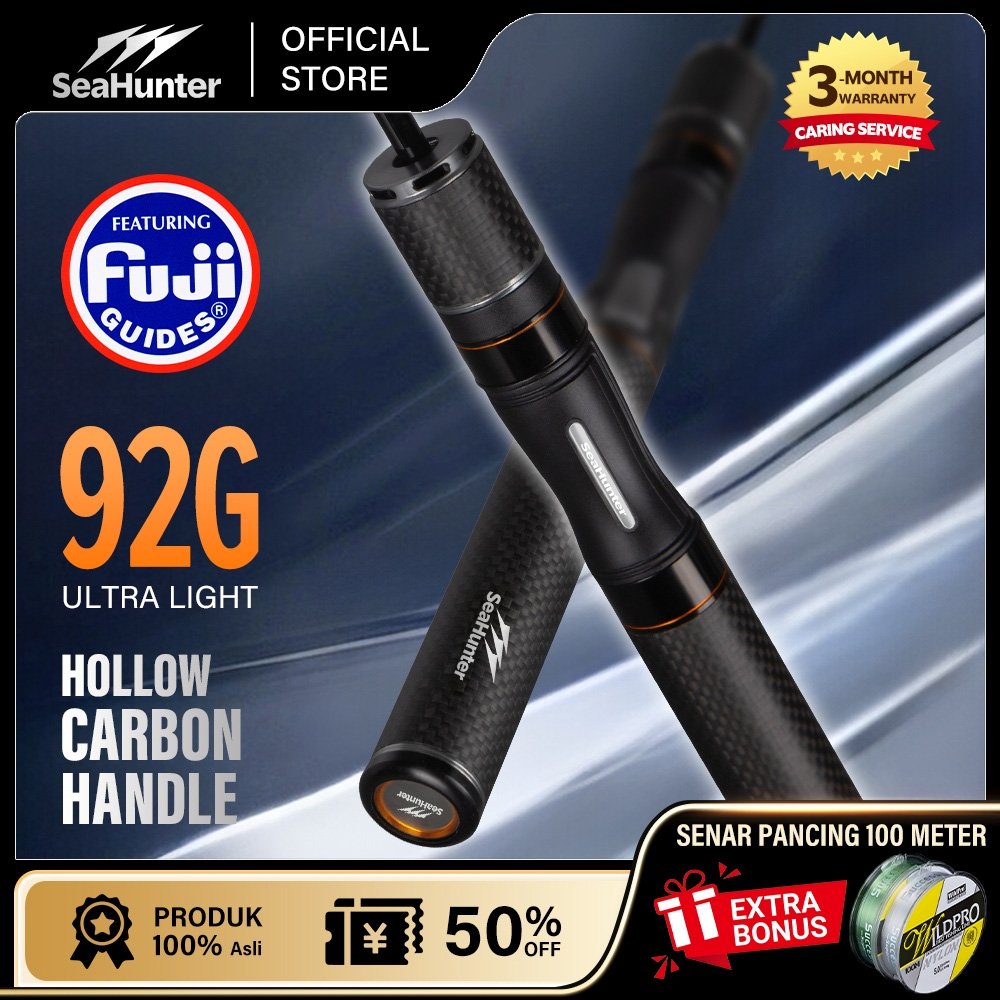 [OFFICIAL] SeaHunter Black Arrow Spinning Joran Pancing, FUJI O Joran Spinning 1.5M/1.68/1.8 76G Ber