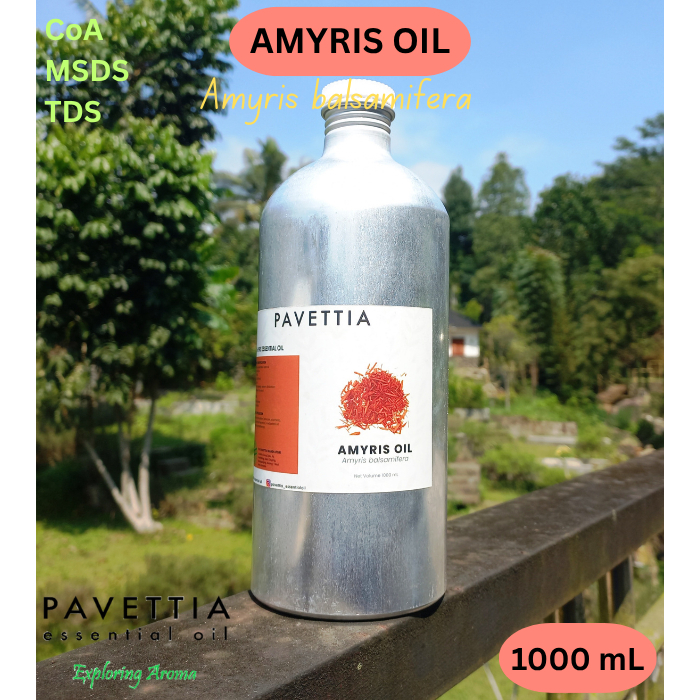 1000 ml - Amyris oil - Minyak amyris (Amyris balsamifera) - Essential oil / Minyak atsiri