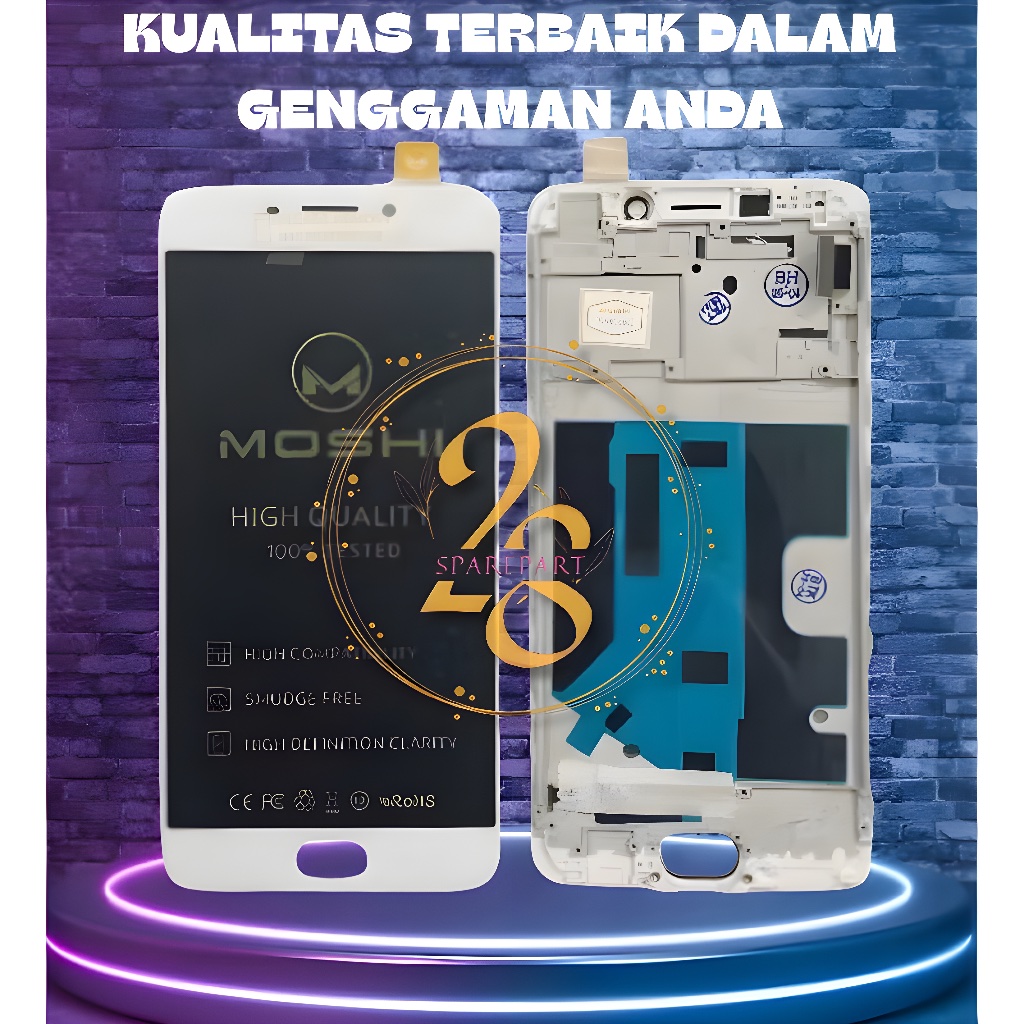 LCD+TOUCHSCREEN+FRAME OPPO F1 PLUS - F1+ - F1 PLUS - R9 - X9009 ORG LCD FULLSET