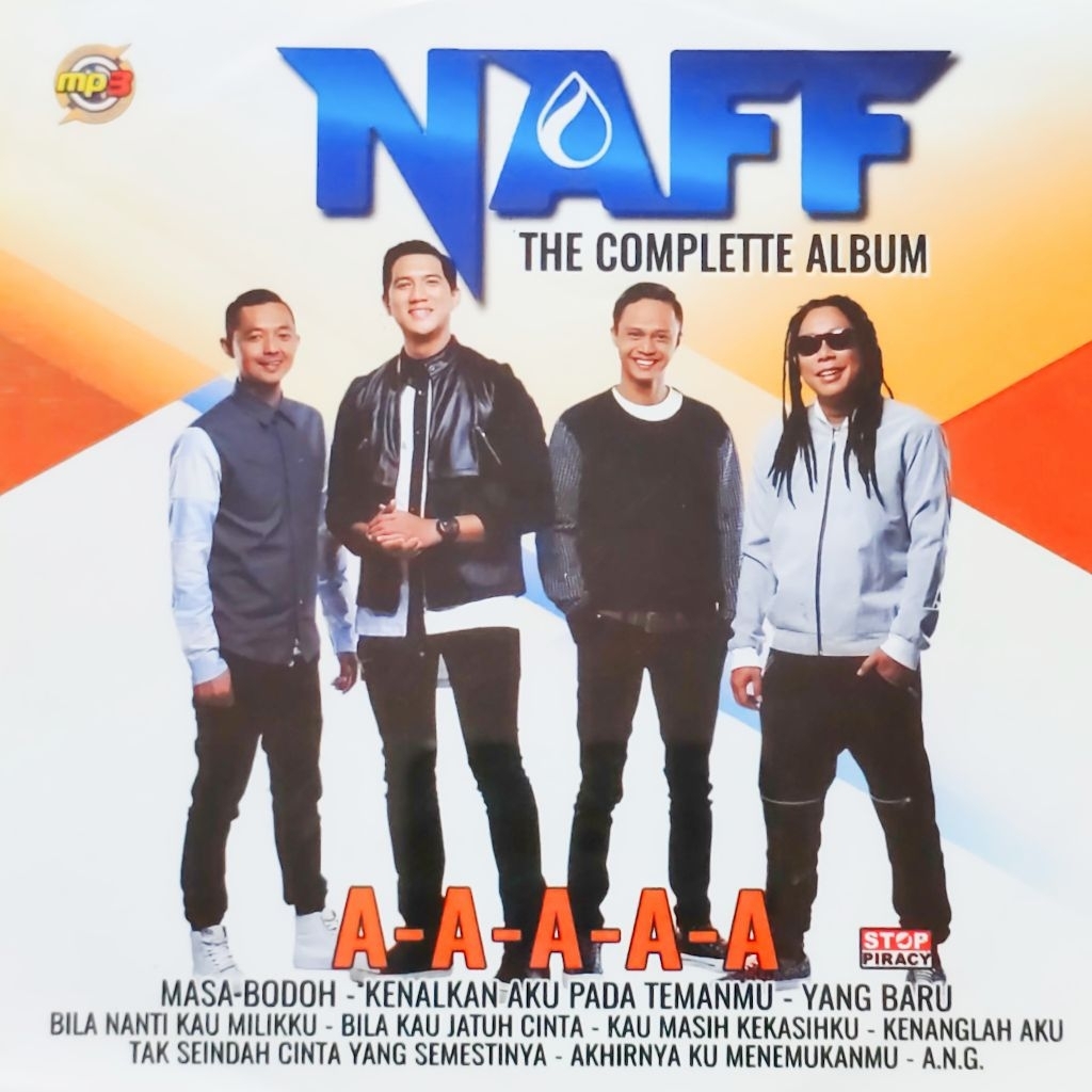 Kaset MP3 Audio Lagu Pop Indonesia NAFF - JUDIKA Album Edisi Pilihan Terpopuler 2in1