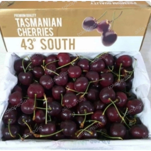 Promo Buah Cherry Tasmania 1 pack 1/2 kg