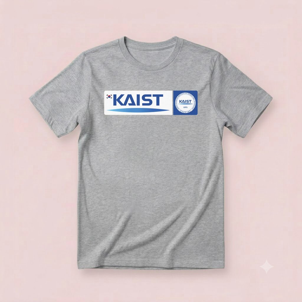 Kaos KAIST Korea Advanced Institute of Science and Technology Seoul Unisex Cotton Combad Premium T-S
