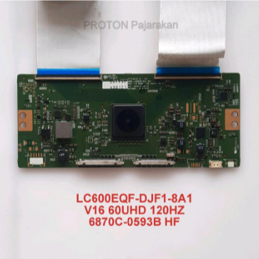Tikon layar TV 60" LC600EQF-DJF1-8A1 V16 60UHD 120HZ 6870C-0593B HF LCD panel Timing Control Board L