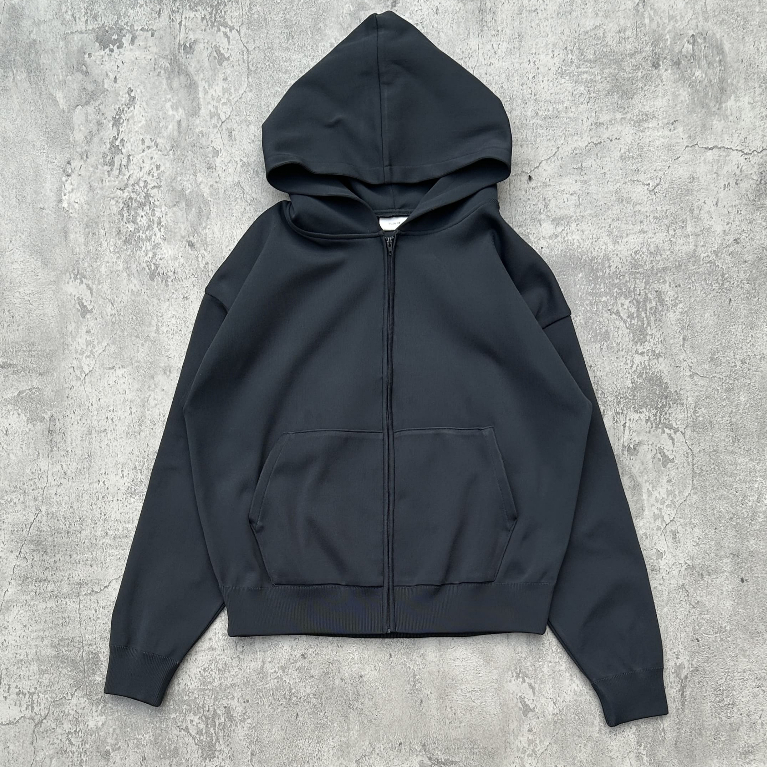 Vuja De x United Arrows Steel Blue Plastic Hoodie