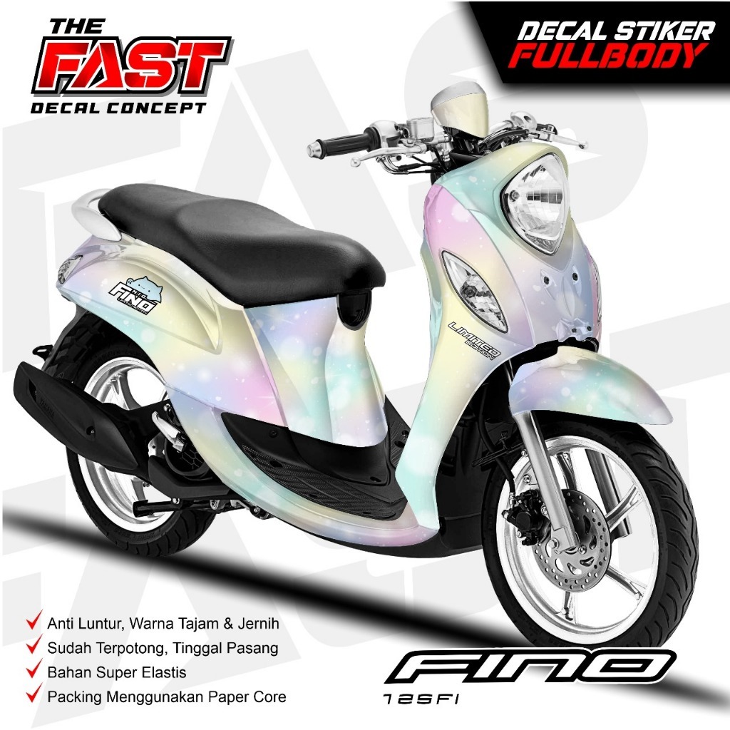 Decal Fino 125 Full Body Stiker Fino 125 Full Body Stiker Fino 125 Full Body Varias Stiker Motor Fin