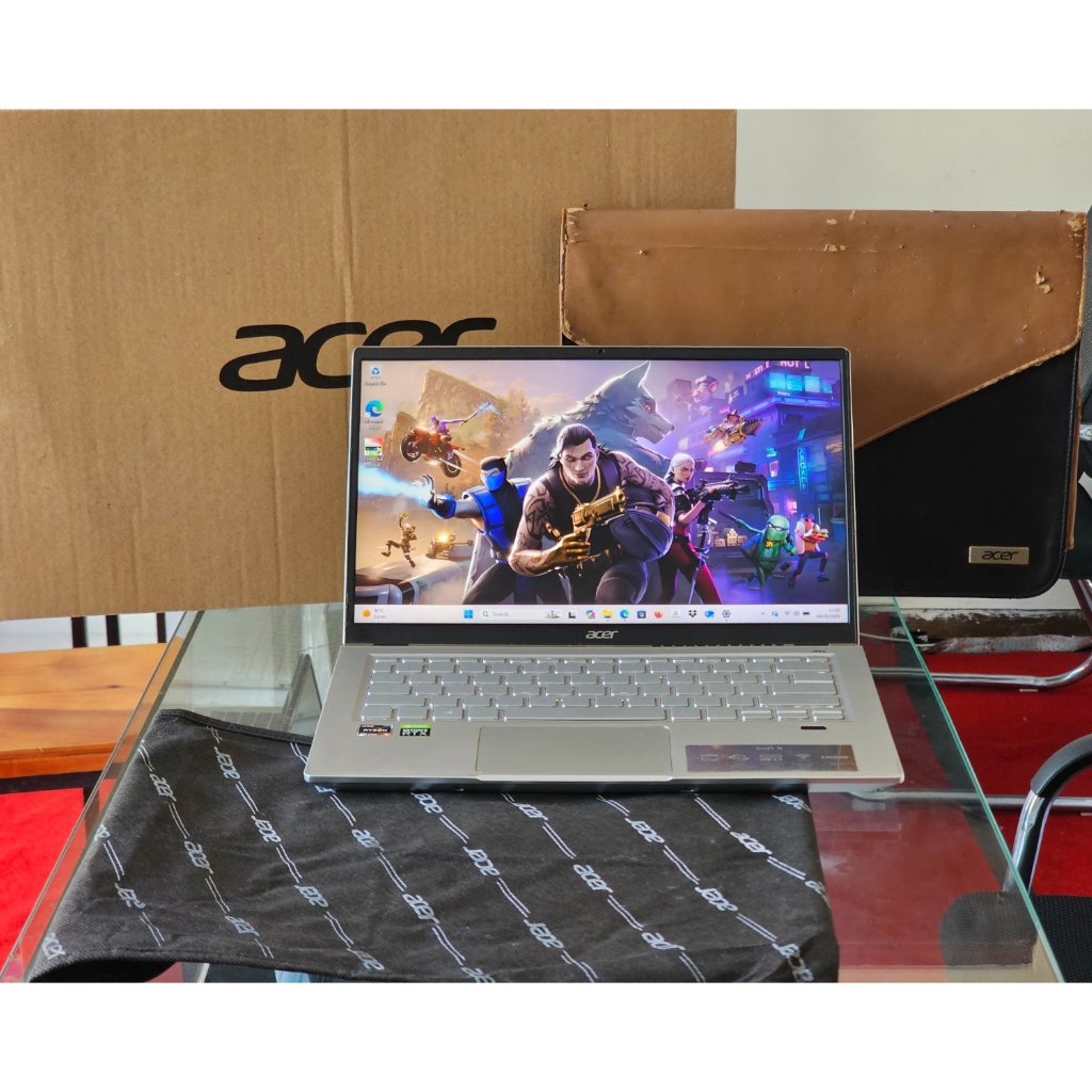 ACER Swift X SFX14-41G AMD Ryzen 5 5500 Series Ram 16 GB Nvidia RTX 3050 Stylish Performance Laptop