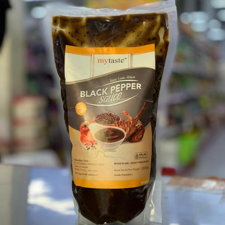 Mytaste saus blackpeper 1000gr / saus blackpepper mytaste 1 kg