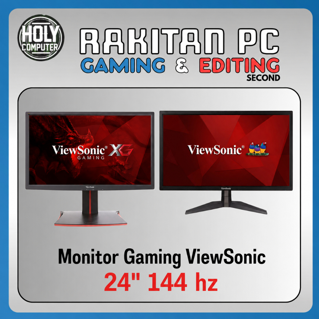 MONITOR GAMING SECOND ViewSonic VX2458-P-MHD / XG2401  24inch 144hz Fullset