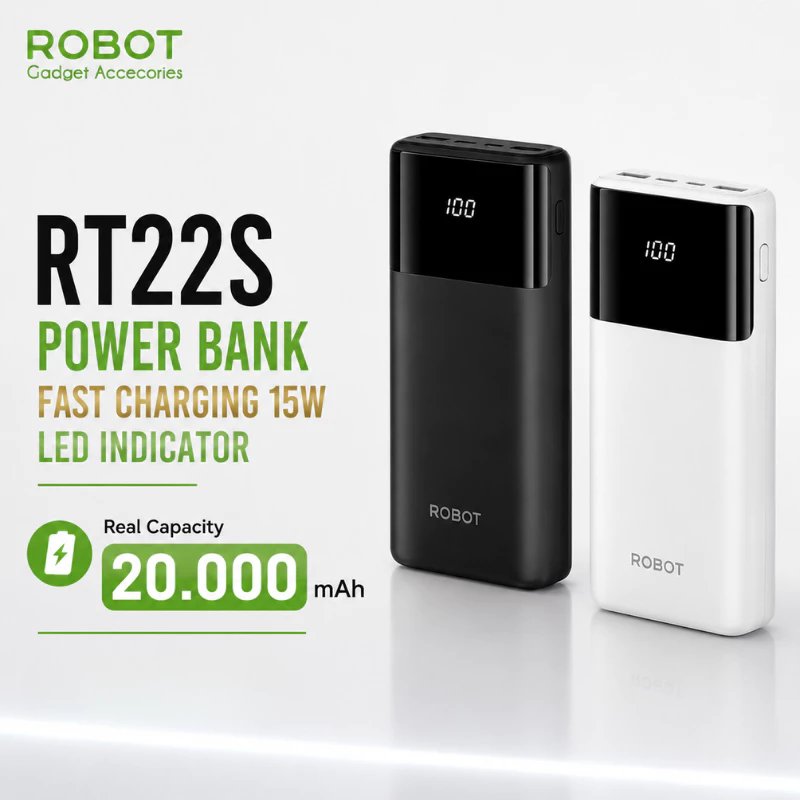 Powerbank 20000Mah - Robot RT22S