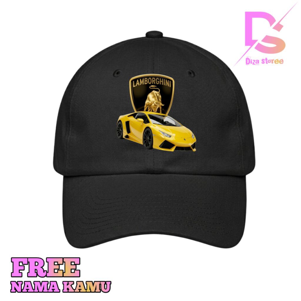 Topi Baseball Anak Mobil Sport Lamborghini Buggati