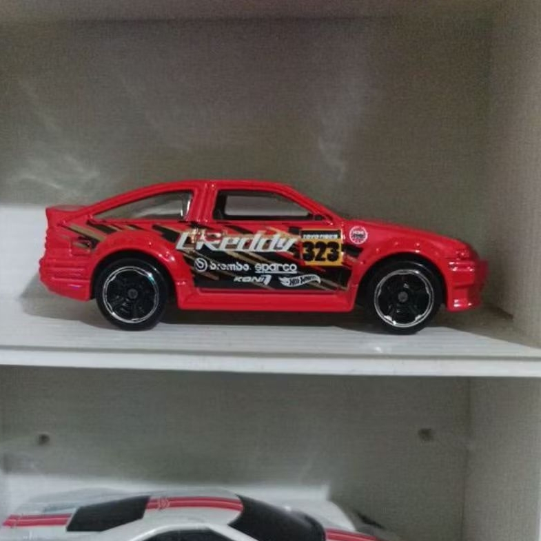 Hotwheels Toyota AE86 Corolla Red Merah Loose