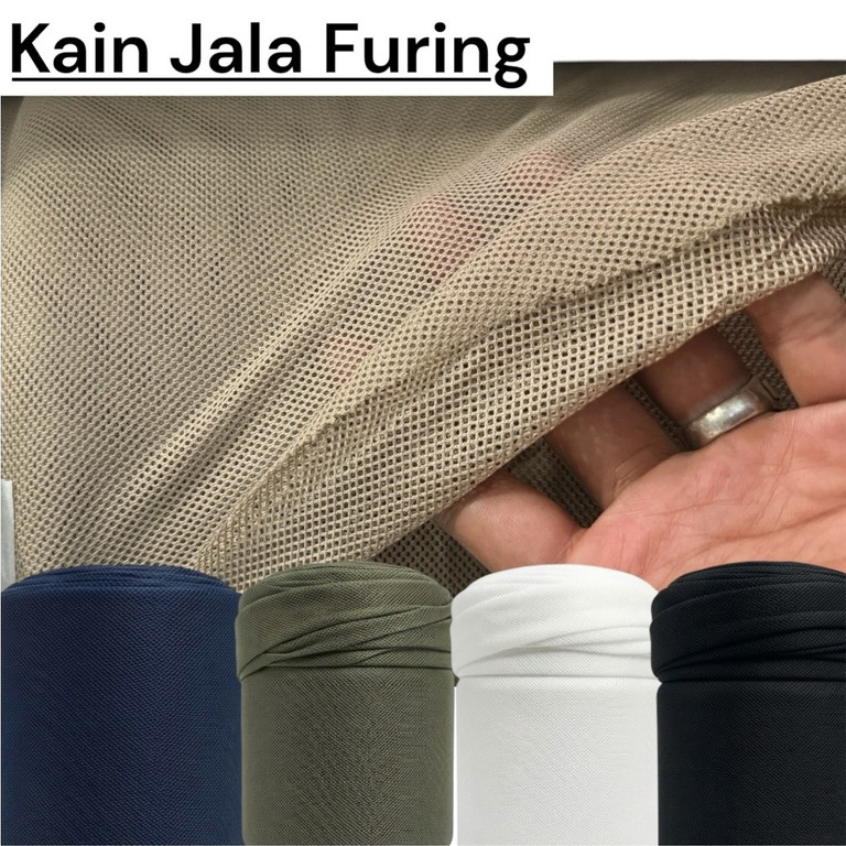 kain bahan jala furing kain jala lapisan kain daleman jaket