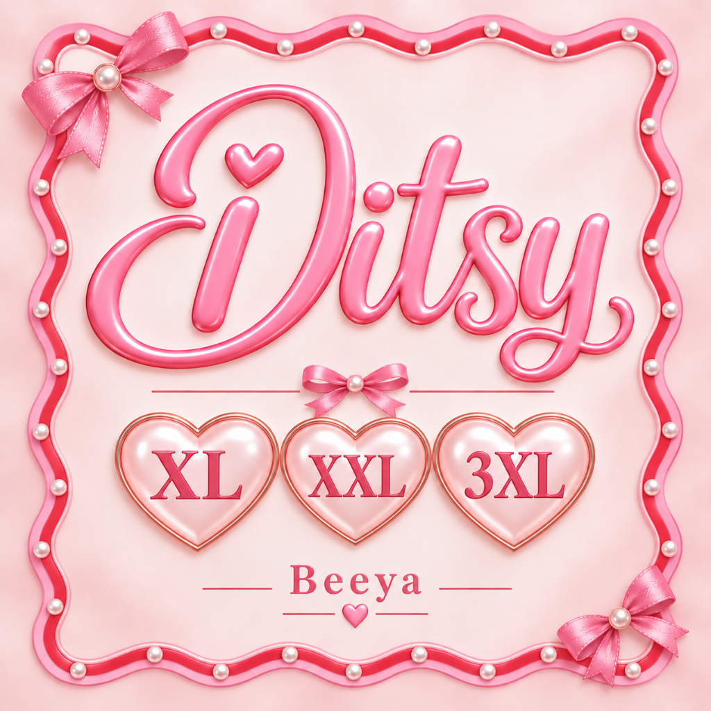 4. Ditsy September Gamis muslimah - XL & XXL 3XL